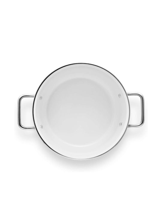 Eva Solo White Line Βαθιά Κατσαρόλα από Αλουμίνιο 4.8lt / 20cm