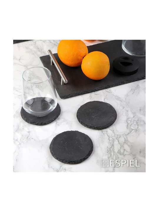 Espiel Metallic Napkin Holder Black 21x21x8cm MTT306