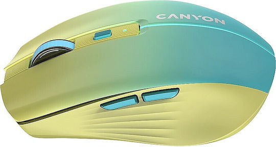 Canyon MW-44 Безжичен Bluetooth Мишка Blue / Yellow