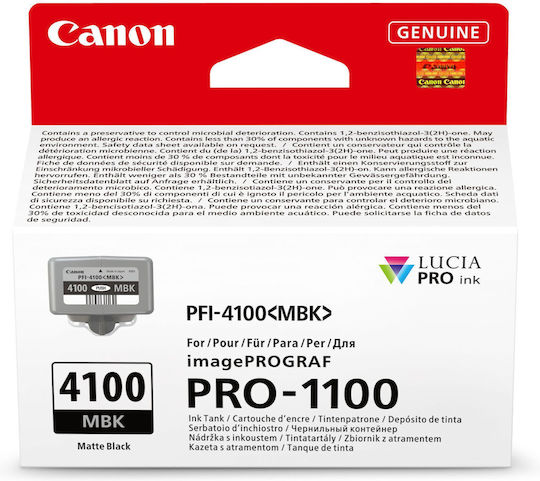 Canon PFI-4100 Original InkJet Printer Ink Matte Black (6776C001)