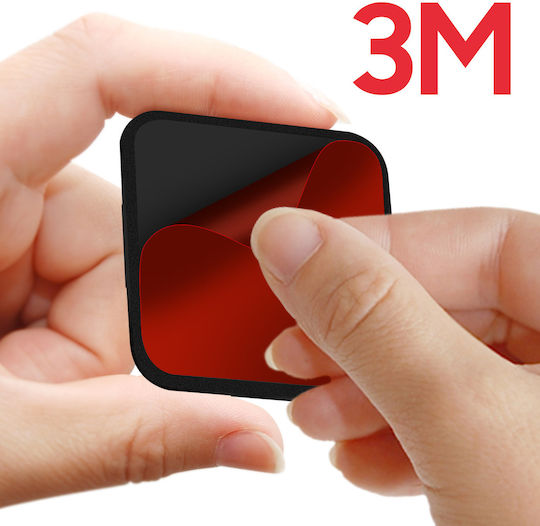 Smartphone-Adapter Easy Lock Ständer Klebefix 3m Swissten Schwarz