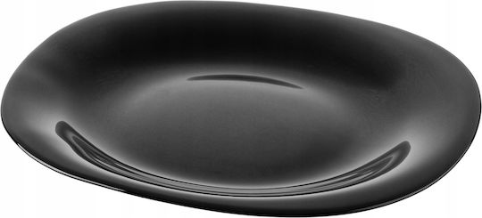 Kadax 6x Dessert Plate 21cm Black Plate Set Cake
