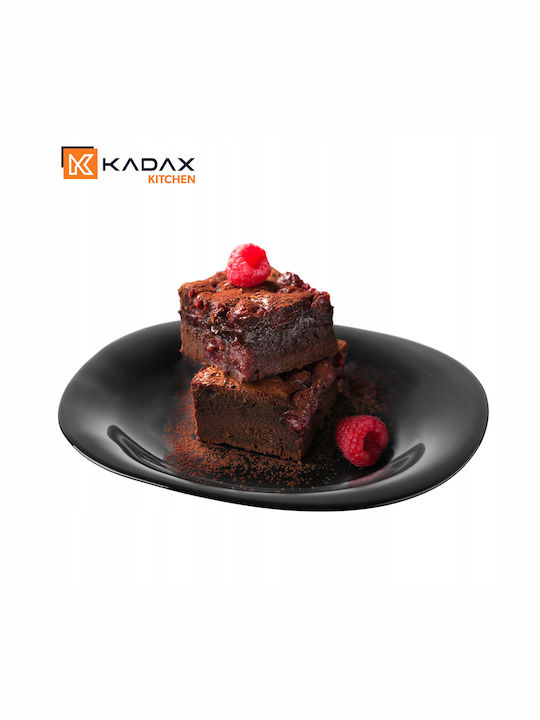 Чиния за десерт Kadax 21.5 см Чиния за торта Черна