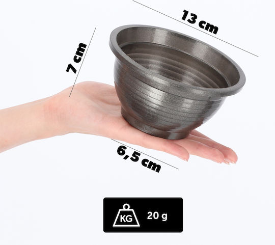 Kadax Friedhofstopf Plastik Grab-Schale 13cm