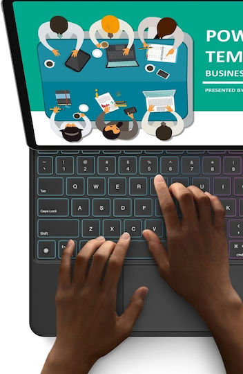 Dux Ducis Husă Flip Cover MK Series cu Tastatură Neagră iPad Pro 2024 11"