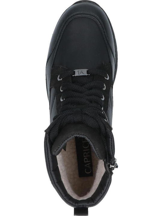 Leather Women's Ankle Boots Black