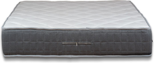 Ypnos Atlas Plus Natural Latex Double Ortopedie Saltea Spumă / Latex 150x200cm cu Arcuri