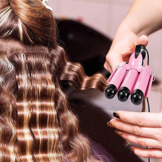 Waves Hair Curler Ceramic Pink