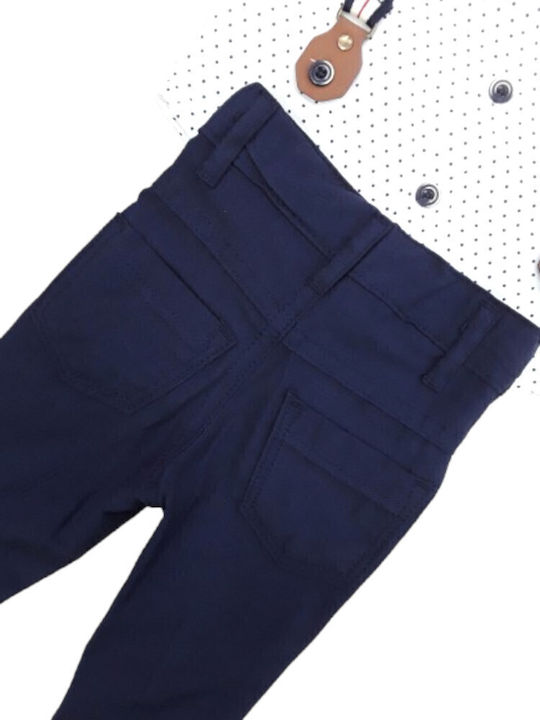 Hashtag Kids Clothing Sets with Pants Dark Blue 3 Pieces