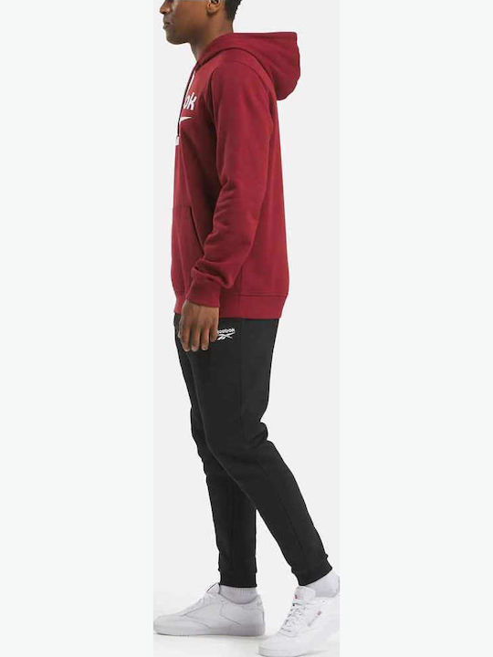 Sweatshirt Für Herren Burgundisch