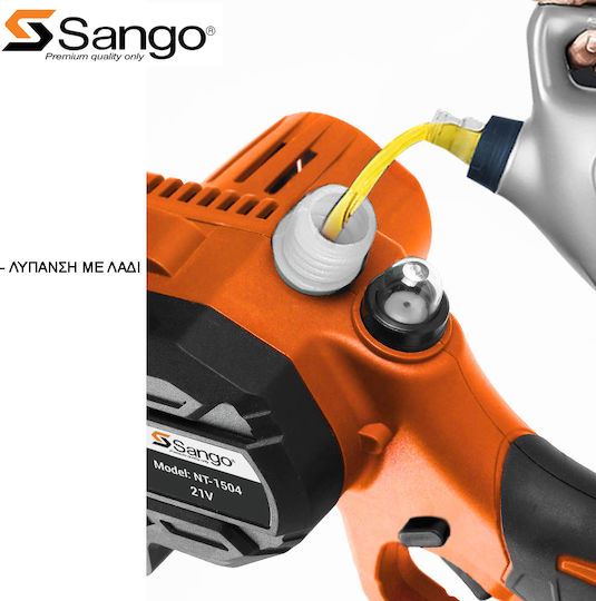 Sango Κλαδευτικό Αλυσοπρίονο Μπαταρίας 2x4Ah Brushless 21V 1.55kg με Λάμα Carving 20cm