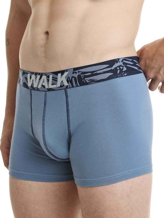 Walk Men's Boxers 2Pack Blue