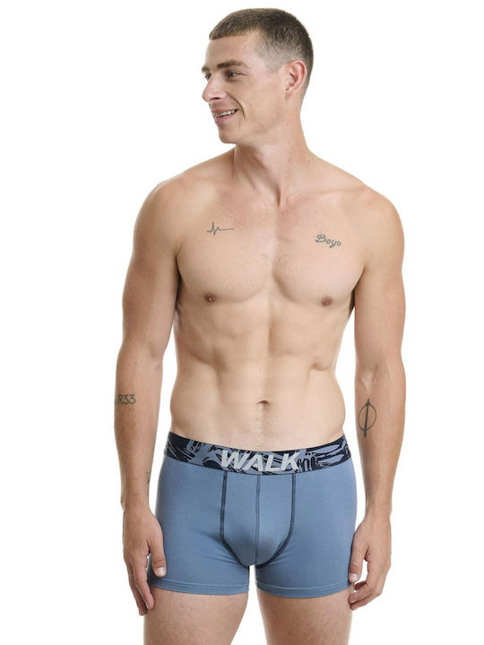 Ανδρικά Μποξεράκια Μπλε 2Pack