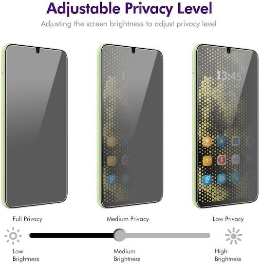Xiaomi Redmi 14c 4g Enkay Anti-spy Full Tempered Glass Black