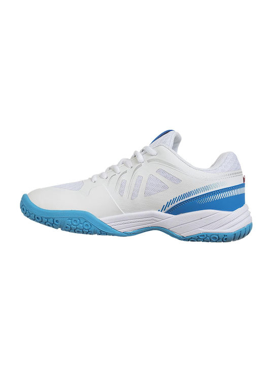 Leander Damen Sportschuhe Badminton Weiß