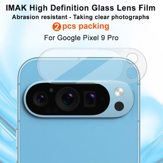 Google Pixel 9 Pro 5g Imak Τζαμάκι Κάμερα 2 Τεμάχια Transparent
