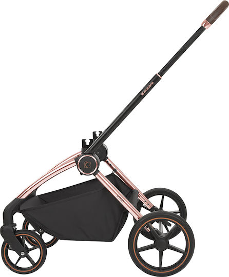Kikka Boo Kara Adjustable 3 in 1 Baby Stroller Suitable for Newborn Black 10.1kg