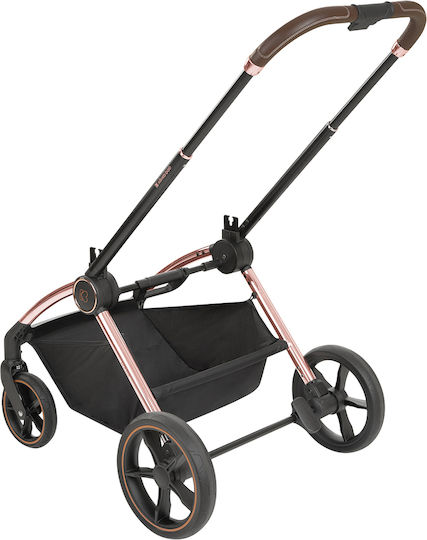 Kikka Boo Kara Adjustable 3 in 1 Baby Stroller Suitable for Newborn Black 10.1kg
