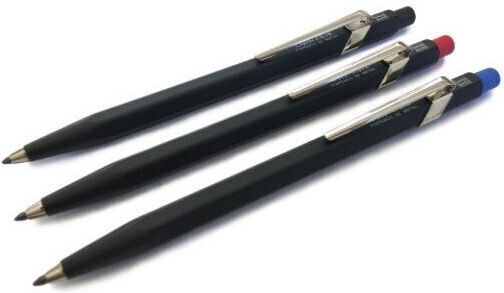 Caran D'ache Creion mecanic 2mm cu Ascutitoare 1buc Roșu
