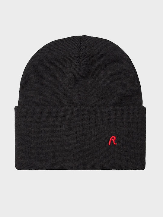 Replay Set with Beanie Knitted in Black color