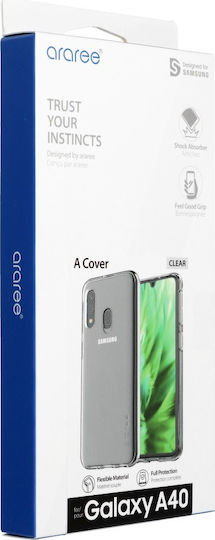 Araree A Back Cover Σιλικόνης Διάφανο (Galaxy A40)