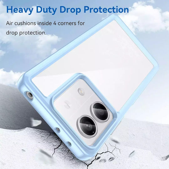 Hurtel Outer Space Back Cover Σιλικόνης / Πλαστικό με Λουράκι Μπλε (Redmi Note 13 Pro 4G / Poco M6 Pro 4G)