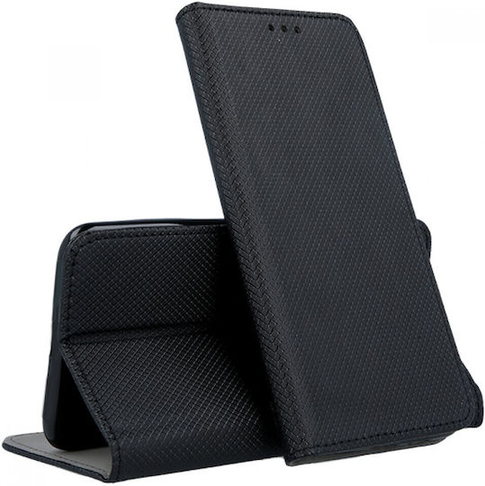 Book Silicon / Tesatura Negru (Redmi Note 13 Pro 4G / Poco M6 Pro 4G )