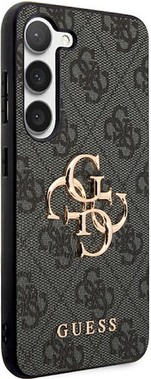 Guess Metal Logo Back Cover Plastic Black (Galaxy S24)