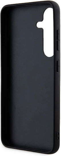 Guess Metal Logo Back Cover Plastic Black (Galaxy S24)