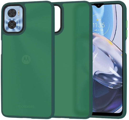 Techsuit Halofrost Back Cover Silicon Verde (Moto E22)
