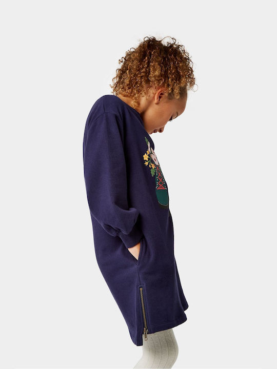 Children's Dress Sweatshirt Long Sleeve Blue