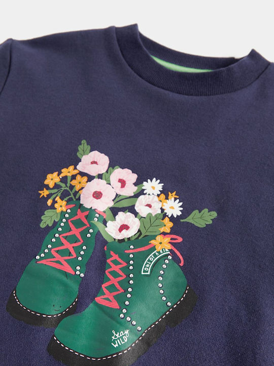 Children's Dress Sweatshirt Long Sleeve Blue