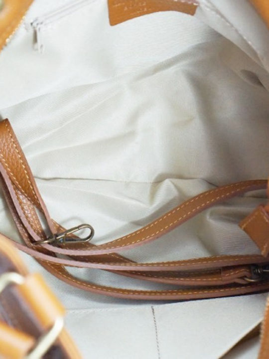 Leather Women's Bag Shoulder Tabac Brown