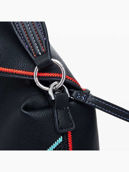 Cleo Jersey Damentasche Rucksack Schwarz