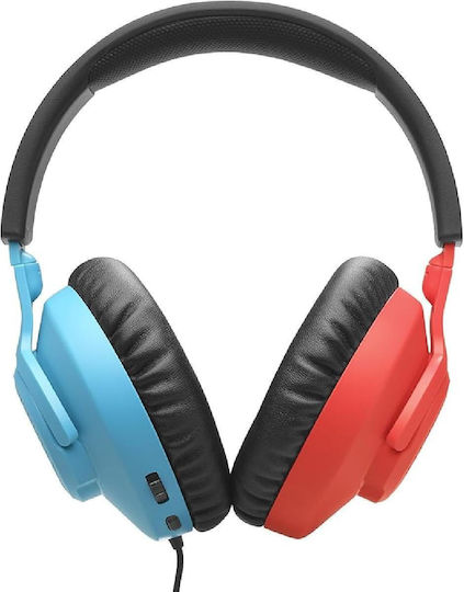 JBL Quantum 100N Over Ear Gaming Headset with Connection 3.5mm Blue / Red