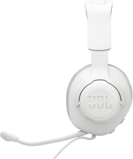 JBL Quantum 100M2 Over Ear Gaming Headset with 3.5mm Connectivity White for Nintendo Switch / PC / PS4 / PS5 / XBOX