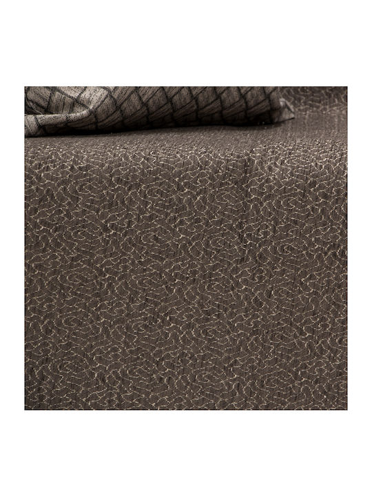 Lino Home Zweisitzer-Sofa Überwurf Boxi 180x250cm Mocca