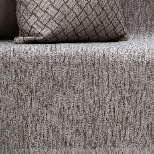 Lino Home Malta Sofa Throws 2 Seater Chenille 180x250cm Elephant Lino Home Malta Sofa Throws 2 Seater Chenille 180x250cm Elephant
