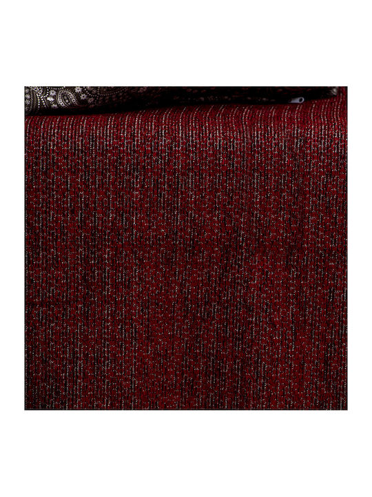 Lino Home Malta Ριχτάρι Τριθέσιου Καναπέ Chenille 180x300εκ. Bordo