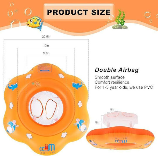 Kids' Swim Ring Orange