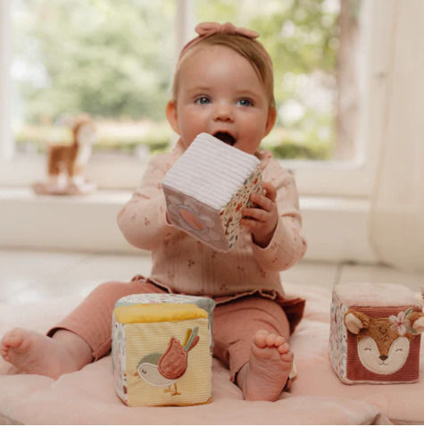 Little Dutch Κύβος Δραστηριοτήτων Fairy Garden από Ύφασμα με Ήχους για Νεογέννητα