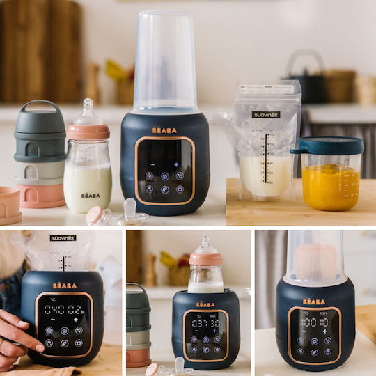 Beaba Multi Milk Electric Baby Sterilizer for Baby Bottles Night Blue
