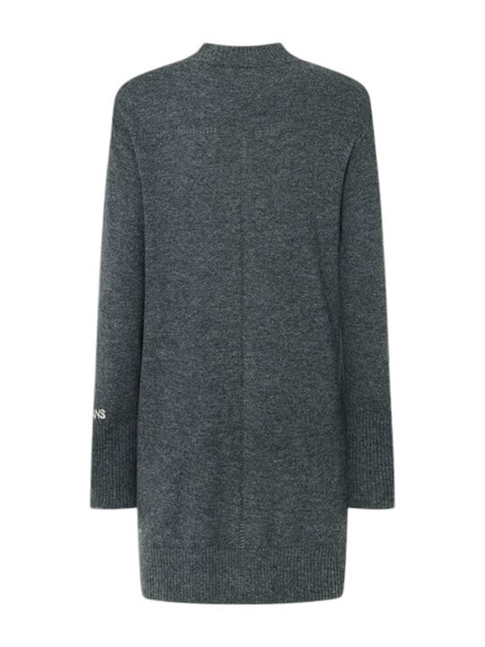 Rochie Mini Tricotată Gri