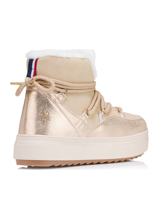 U.S. Polo Assn. Boots Beige
