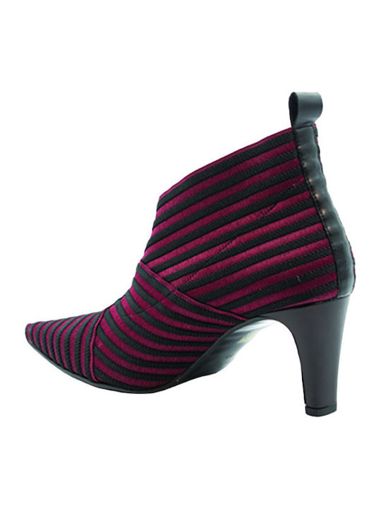 Leder Stiefeletten Damen Schwarz