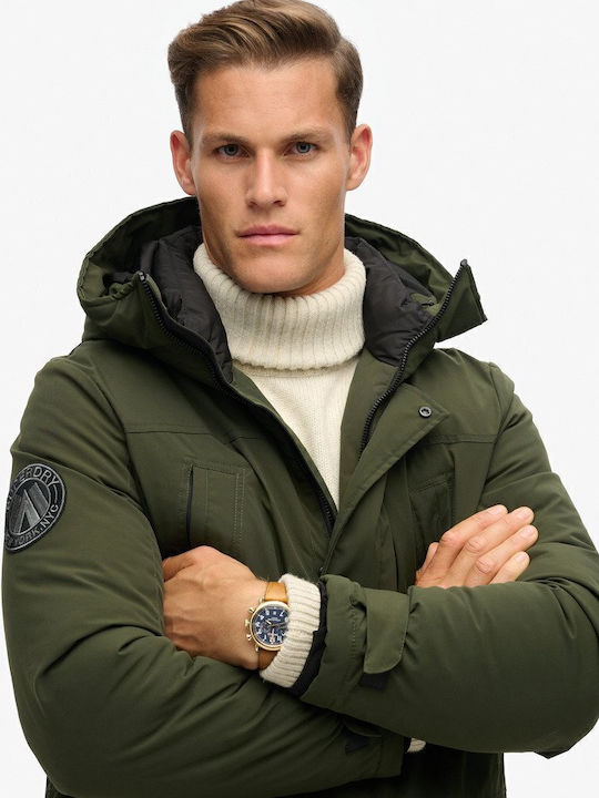 D3 Ovin City Winter Jacket Parka Khaki