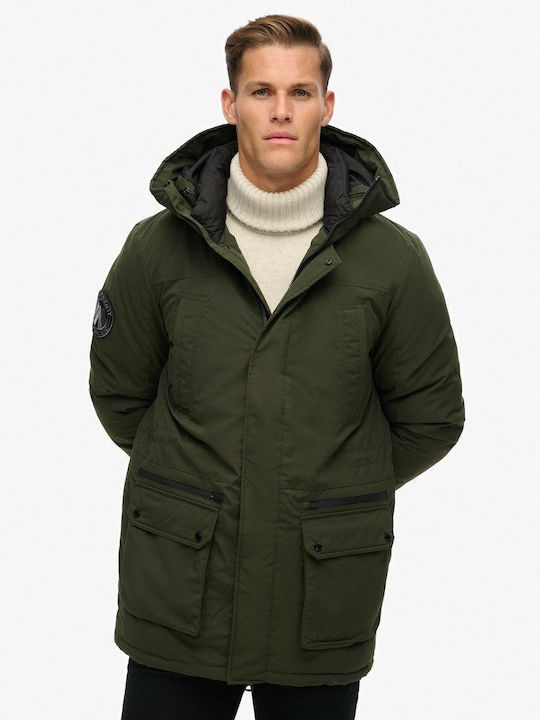 D3 Ovin City Winter Jacket Parka Khaki