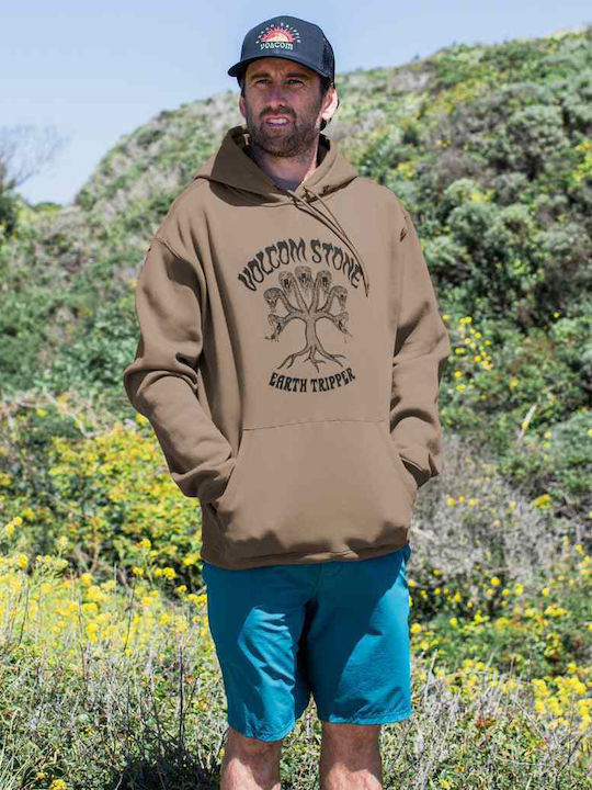 Watanite Sweatshirt mit Kapuze Teak