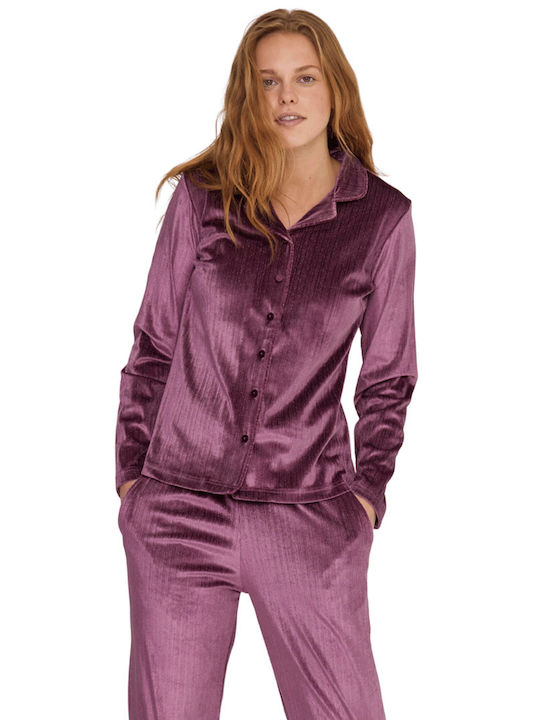 Noidinotte Winter Women's Pyjama Set Velvet Rotten Apple