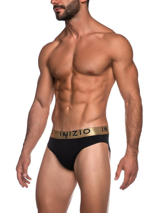 Inizio Men's Slip Black/Gold